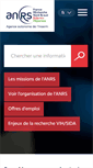 Mobile Screenshot of anrs.fr